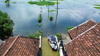 Foto Udara Banjir di Pasuruan