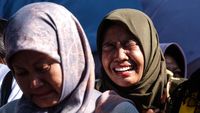 Peserta Menjerit Histeris Saat Lomba menangis di Solo