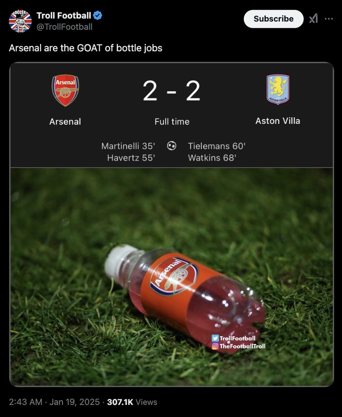 Meme Arsenal vs Aston Villa Meme Arsenal vs Aston Villa