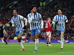 Main di Old Trafford, MU Dihajar Brighton 1-3