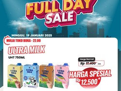 Beli Susu Kotak 750 Ml di Transmart Full Day Sale Cuma Rp 12.500