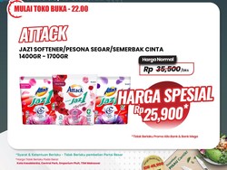 Ayo ke Transmart Full Day Sale, Lagi Ada Diskon Gede-gedean buat Detergen