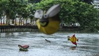 Duh, Hiasan Lampu di Kalimalang Bekasi Rusak