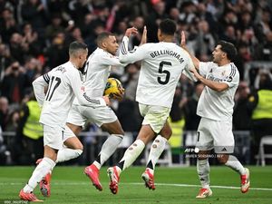 Real Madrid Menang Telak atas Las Palmas, Mbappe Brace