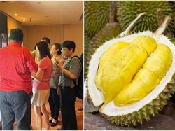 Gerai Ini Jual Durian Mao Shan Wang Pakai Mesin Otomatis