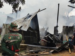 Rumah di Maros Terbakar Akibat Korsleting Listrik, Kerugian Rp 300 Juta