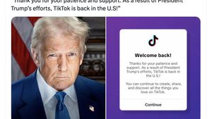 Donald Trump Klaim Penyelamat TikTok, Netizen Bilang Palsu