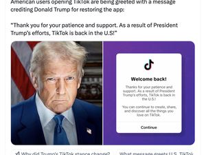 Donald Trump Klaim Penyelamat TikTok, Netizen Bilang Palsu