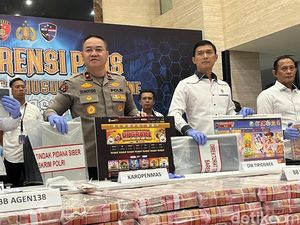 Bongkar 3 Situs Judol, Polri Sita Uang Rp 61 Miliar