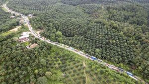 Potret Macet Panjang di Jalan Lintas Sumatera, Sampai 35 Kilometer