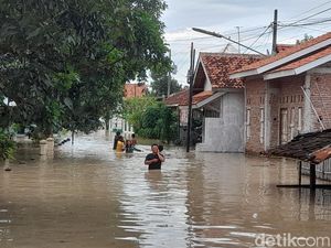 Sungai Pemali Meluap, 5 Kecamatan di Brebes Kebanjiran