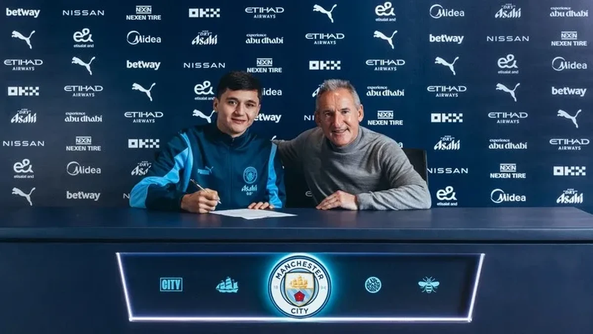 Abdukodir Khusanov. (Foto: dok. Manchester City)