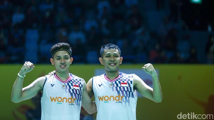 Rian dan Fajar lolos ke perempat final Indonesia Masters 2025. Foto: Grandyos Zafna Rian dan Fajar lolos ke perempat final Indonesia Masters 2025. Foto: Grandyos Zafna
