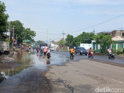 Banjir di Jalan Raya Tambakrejo Pasuruan Surut Total, Arus Kembali Normal