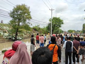 Jalan Purwodadi-Semarang di Grobogan Terendam Banjir, Lalin Dialihkan