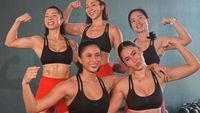 7 Foto Kompak Jennifer Bachdim Workout Bareng Andrea Bimo - Aghniny Haque