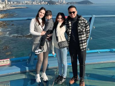 7 Foto Jennifer Dunn & Faisal Haris Liburan ke Korea, Paras Anak Curi Atensi
