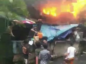 Video Kebakaran di Sawah Besar, Warga Coba Padamkan Pakai Air Kali