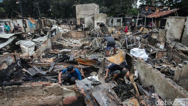 Kondisi Terkini di Lokasi Kebakaran Kemayoran