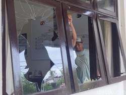 Kisruh Perguruan Silat, Massa Pendekar Rusak Polsek Watulimo Trenggalek