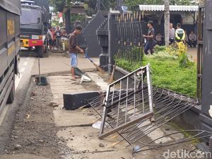 Pesilat Geruduk dan Rusak Polsek Watulimo Trenggalek, 3 Polisi Luka