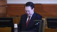 Presiden Korsel Yoon Suk Yeol Hadiri Sidang Pemakzulan Perdananya