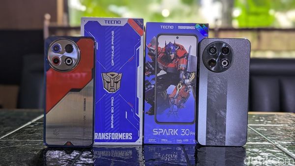 Ini Dia Tecno Spark 30 Pro, HP Unik Mirip Optimus Prime