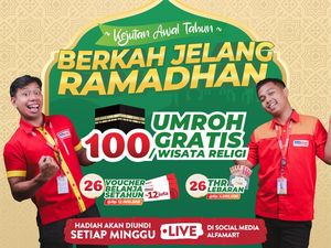 Alfamart Bagi-bagi 100 Tiket Umrah Gratis untuk Konsumen, Mau? Alfamart Bagi-bagi 100 Tiket Umrah Gratis untuk Konsumen, Mau?