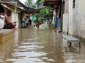 Pemukiman di Bojonegoro Terendam, Imbas Bengawan Solo Meluap