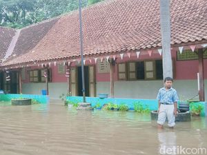 Banjir Rendam Krakitan-Pundungsari Klaten, 2 Sekolah Diliburkan