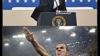 Satu lagi soal pelantikan Trump, dengan gestur Elon Musk disebut mirip salam fasis yang pernah bikin eks-pesepakbola Paolo Di Canio kena hukum. Foto: dok. Internet/X (Twitter)