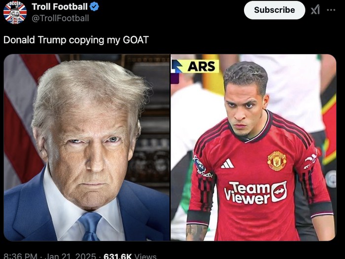 Meme Antony Donald Trump