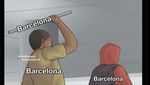 Meme Barca Menangi Laga Dramatis 9 Gol: Ada Ledekan UEFAlona