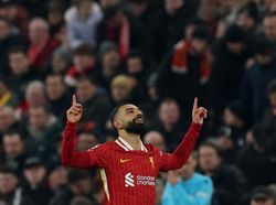 Liverpool Vs LOSC: Cetak Gol, Mo Salah Ukir Rekor