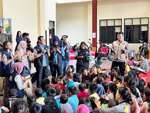 Sejumlah Anak Korban Kebakaran Kemayoran Gempol Sekolah Tanpa Seragam