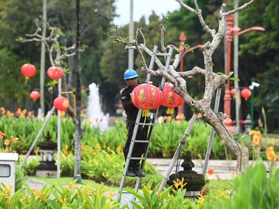 Suasana Jelang Imlek di Bali