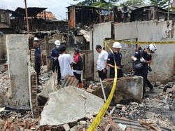 Puslabfor Polri Olah TKP di Kemayoran Gempol, Cari Penyebab Kebakaran