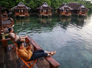 Potret Wisata Tanjung Rappa Pelangi di Halmahera Barat Potret Wisata Tanjung Rappa Pelangi di Halmahera Barat