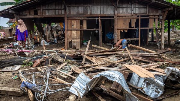 Kondisi Pascabencana Banjir Bandang di Grobogan