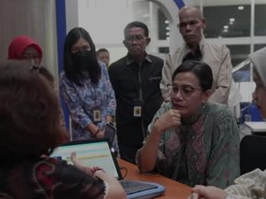 Sri Mulyani Sambangi Kantor Pajak Cek Pelaksanaan Coretax