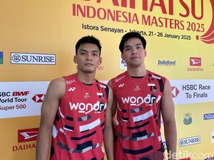 Fikri/Daniel Kubur Asa Pertahankan Juara Indonesia Masters 2025