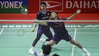 Potret Fajar/Rian Melaju ke 8 Besar Indonesia Masters 2025