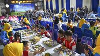 Potret Makan Bergizi Gratis di Kapal Perang RI