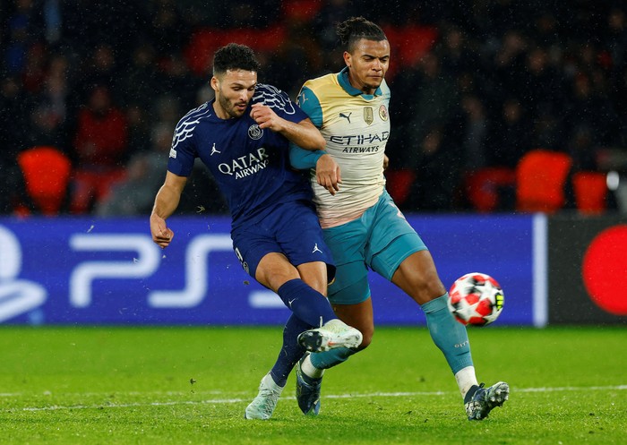 SOCCER-CHAMPIONS-PSG-MCI/REPORT Soccer Football - Champions League - Paris St Germain v Manchester City - Parc des Princes, Paris, France - January 22, 2025 Paris St Germain's Goncalo Ramos scores their fourth goal REUTERS/Gonzalo Fuentes TPX IMAGES OF THE DAY