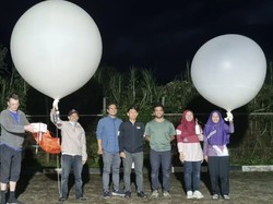 BRIN Terbangkan Balon Radiosonde Buat Pantau Cuaca dan Iklim RI