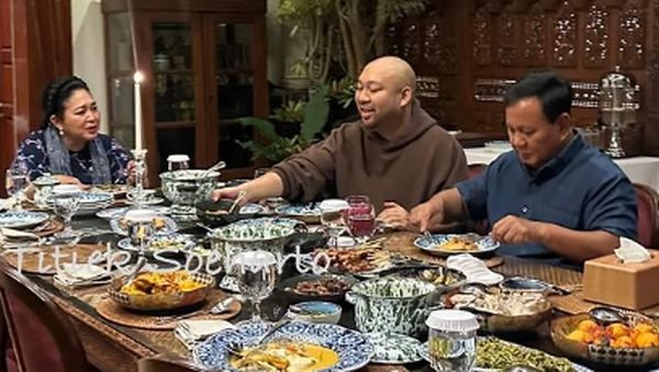 Didit Hediprasetyo Makan Bareng Titiek Soeharto dan Presiden Prabowo