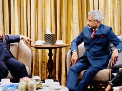 Prabowo Terima Menlu India Sebelum Mulai Kunjungan Kenegaraan di New Delhi