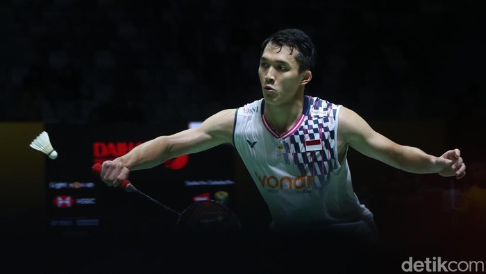 Tunggal putra Indonesia Jonatan Christie. Foto: Grandyos Zafna Tunggal putra Indonesia Jonatan Christie. Foto: Grandyos Zafna