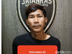 Tampang Pria Sadis yang Timpuki Batu dan Tusuk Pria di Ciputat hingga Tewas