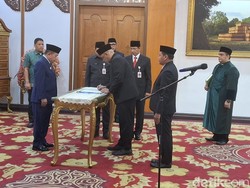 Dua Pejabat Eselon II Dilantik, Gubernur Jambi Tuntut Kerja Maksimal